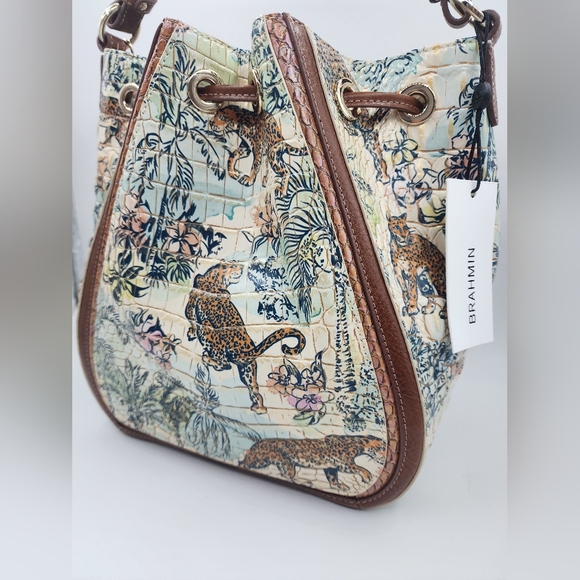 Brahmin Melinda Satchel in Souvenir Panthera NWT - Picture 8 of 15